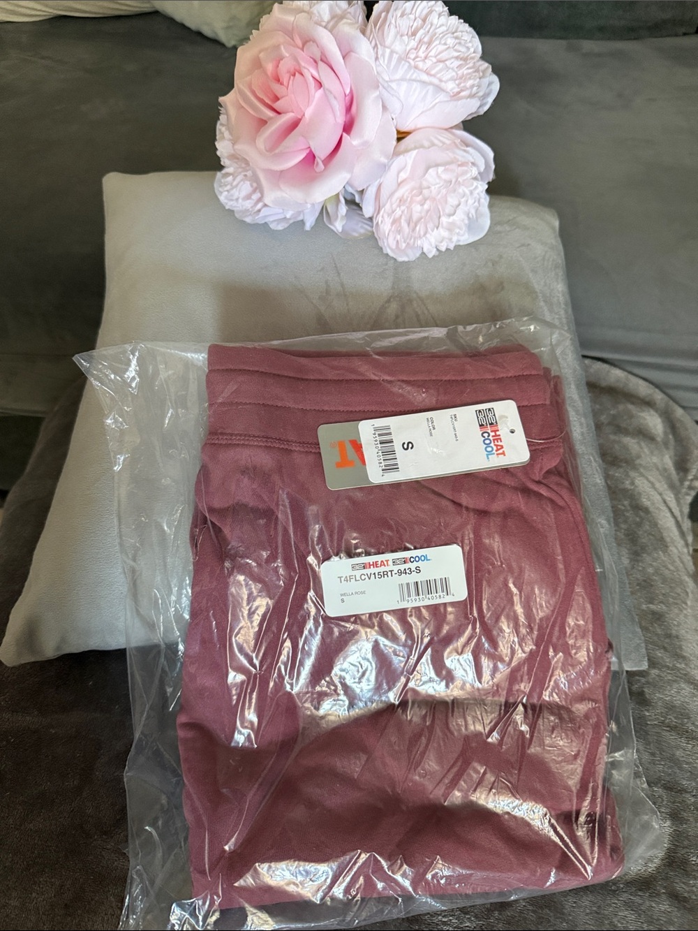 32 Degrees Women's Dusty Rose Active Leggings